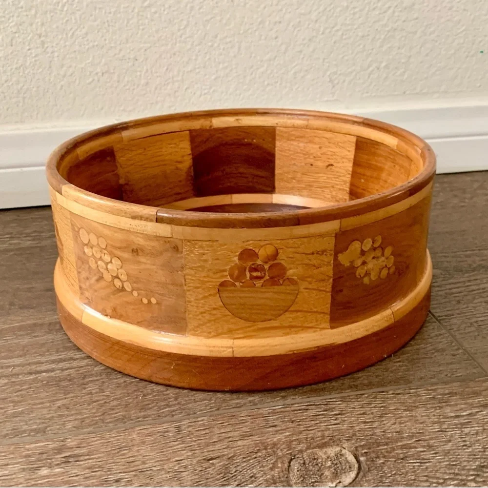 Vintage Wooden Bowl